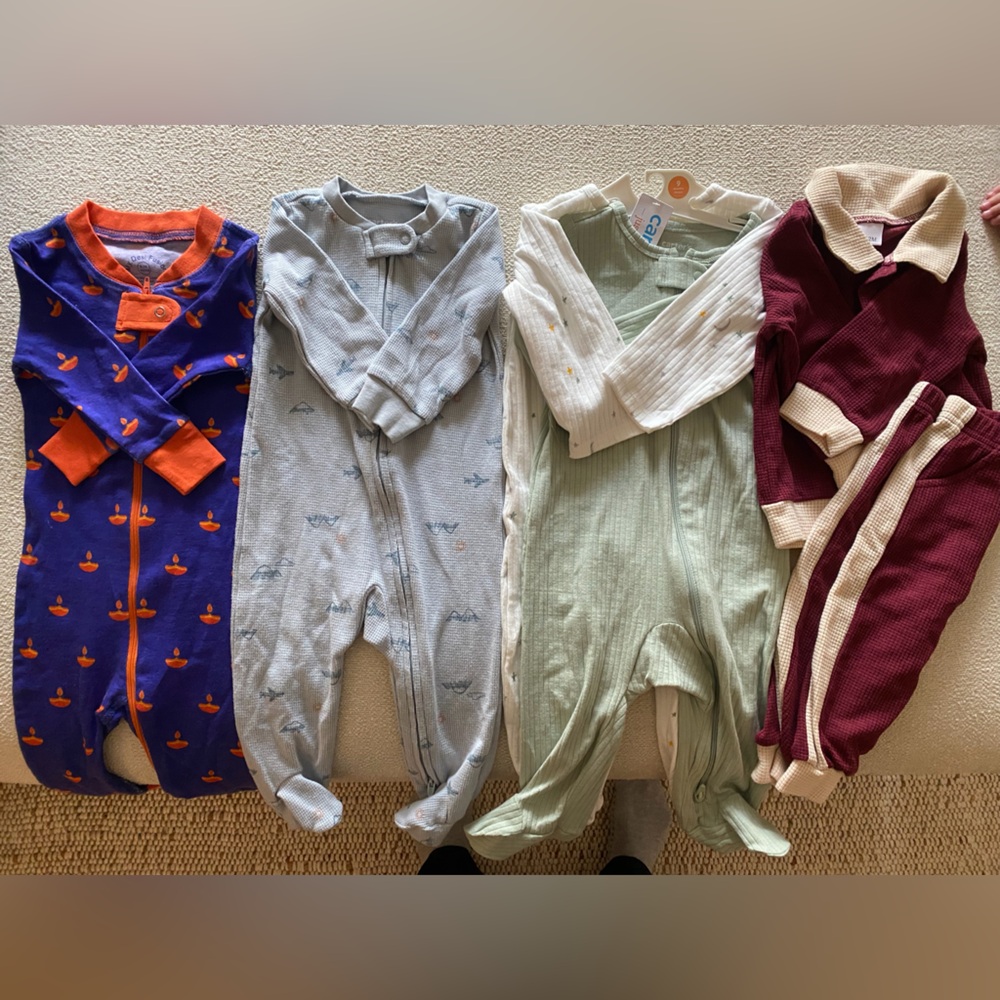 Onesie Baby Sleepers Bundle 6-12 Months